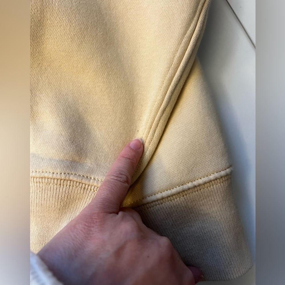 Abercrombie & Fitch (Yellowy mustard color) Maine sailing  Crewneck Sweatshirt - Picture 9 of 11